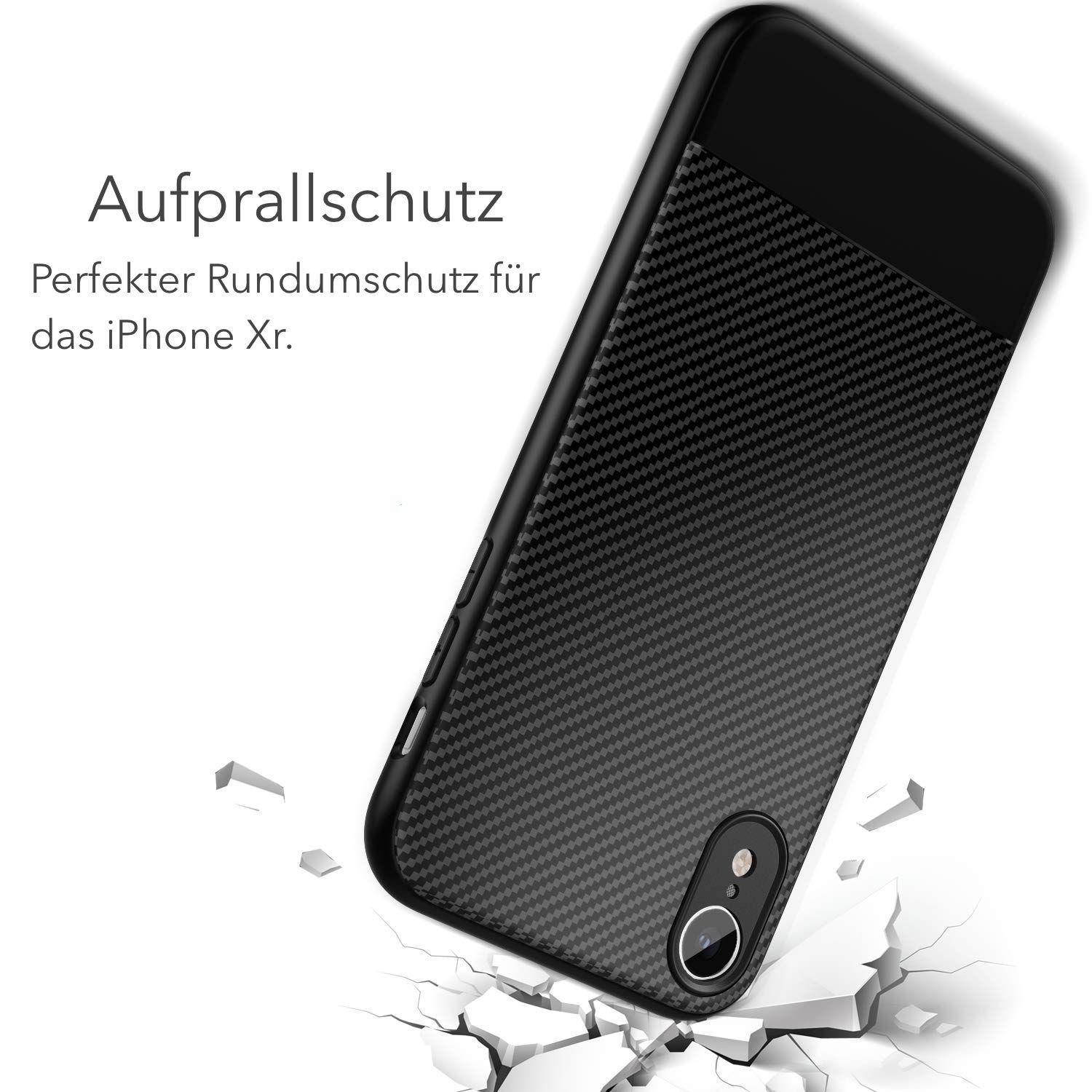 COVER CUSTODIA APPLE PER IPHONE XR PROTETTIVA IN SILICONE VARI COLORI