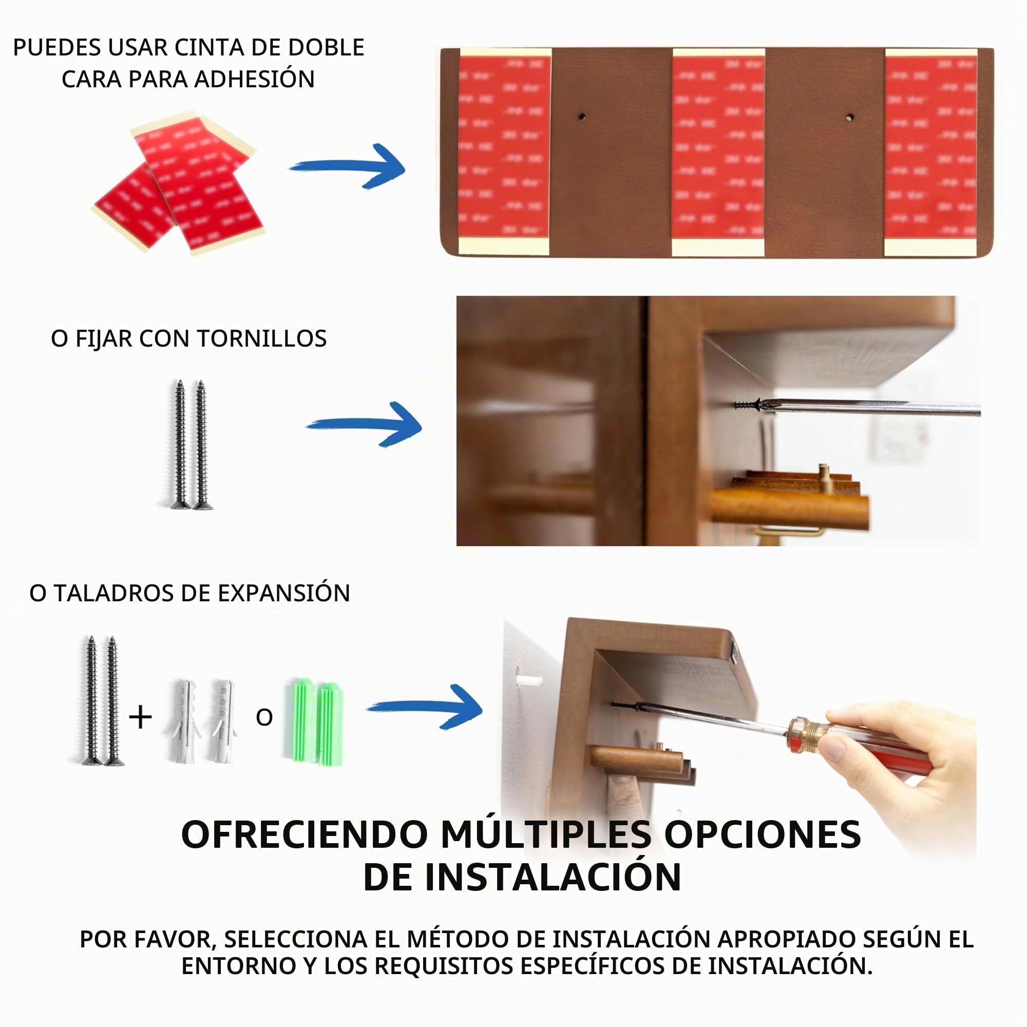 NEOUZA Estación Organizadora Montada en Pared para Accesorios de Espresso, Organizador para Portafiltro de 51/53/58 mm, Estante de Almacenamiento para Prensa de Café, para Bar y Oficina en Casa