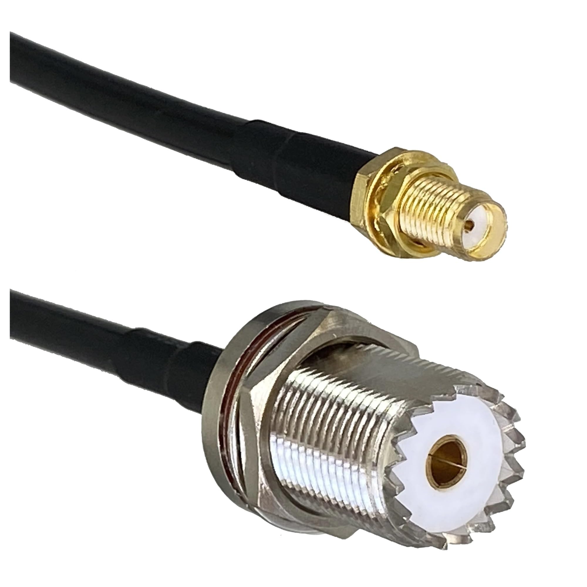 Cavo Jumper RF Dritto E Ad Angolo Retto Da RG58 UHF PL259 SO239 A Spina Maschio/N BNC SMA Jack Femmina, 6 Pollici ~ 10 M(SO239 Fnut to SMA F,10M)