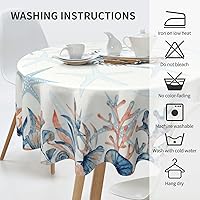 Vista 26 de YETTA YANG Paño de Mesa Redondo de Dulce de Chupachups Gótico en Negro y Blanco de 60 Pulgadas, Cubierta de Mesa Decorativa de Tela para Mesas