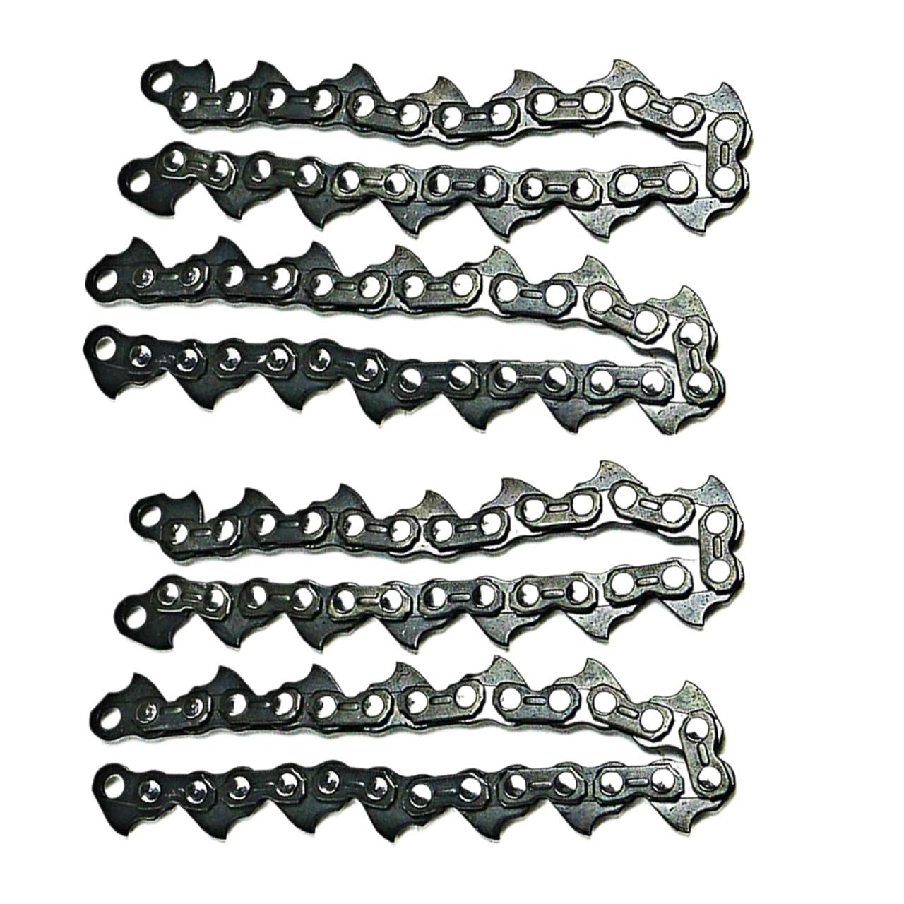 Accesorios for desbrozadora, 2/4 Piezas de Hilo de Corte de Cadena de Metal for Cabezal de desbrozadora, reemplazo de Cadena desgastada for Cabezal de Corte(4Pcs)