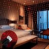 USB Night Light Star Projector, Romantic Star Projector Night Light Adjustable Car Ceiling Lights Portable Star Decoration Lamp for Car Interior, Bedroom, Ceiling, Party, Walls Red starry sky lights