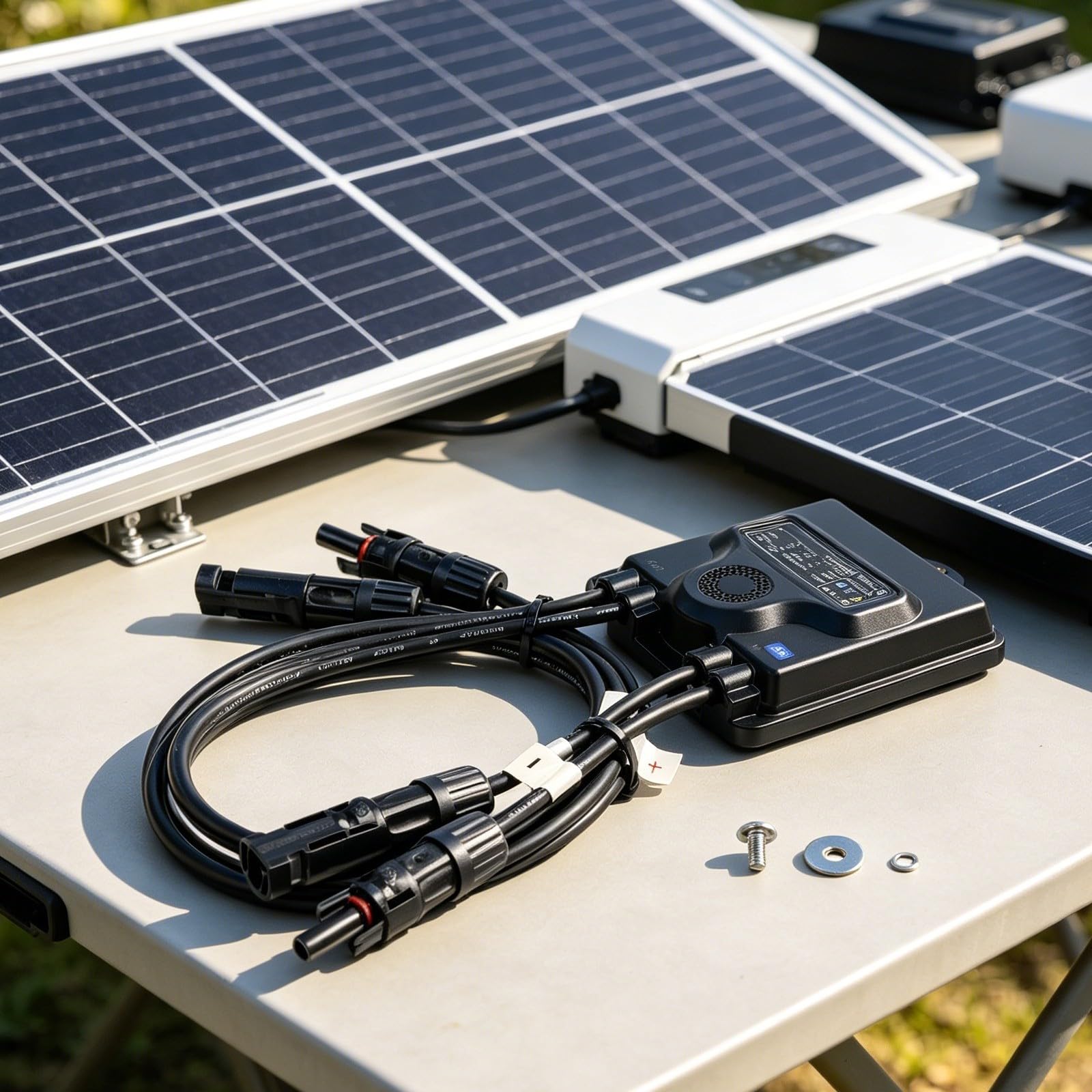 für Solar Panel Optimierer 650W, Photovoltaik-Optimizer mit MPPT Technologie für erhöhte Energieausbeute und System-Sicherheit