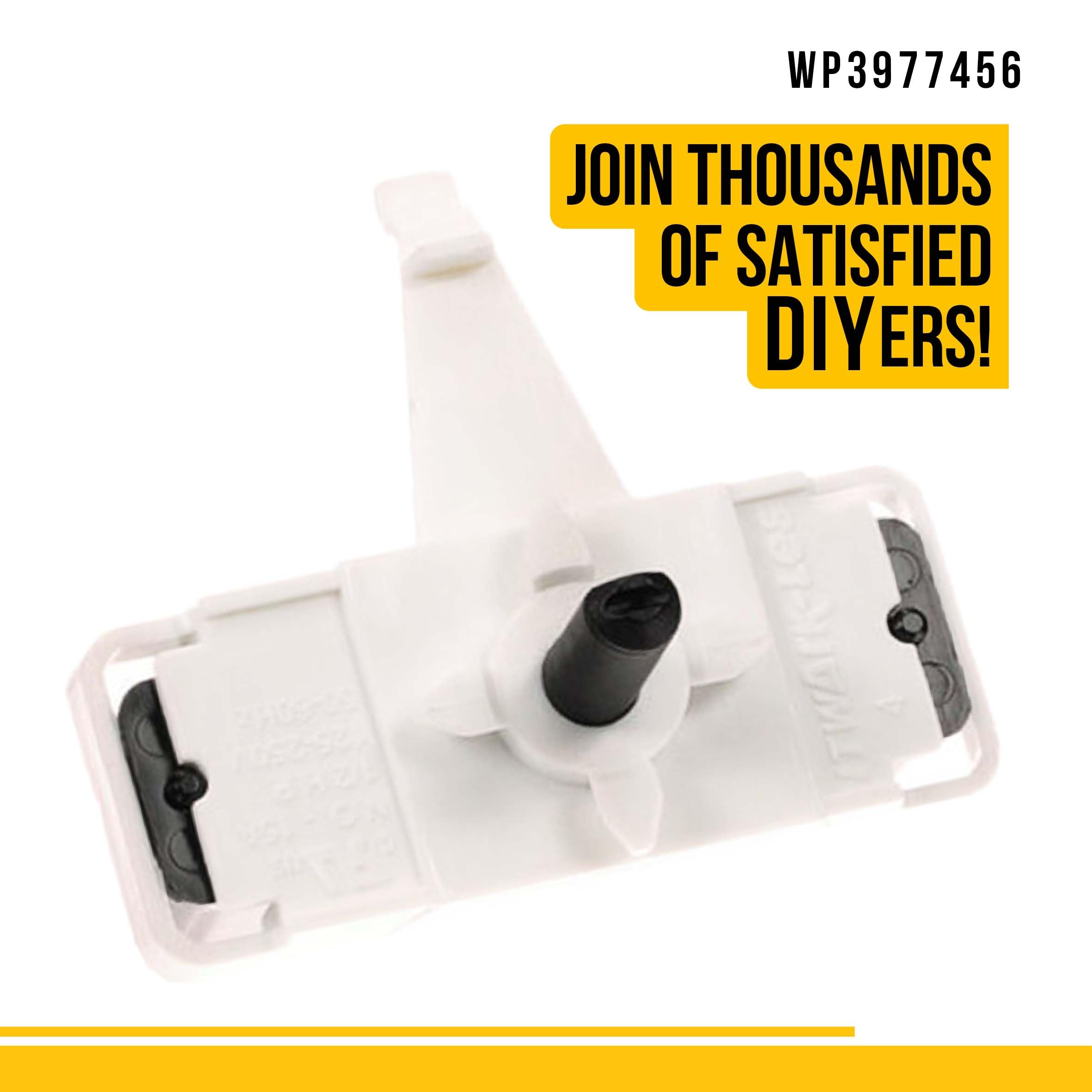 WP3977456 3977456 Push To Start Switch - Compatible Whirlpool Kenmore Maytag Dryer Parts - Replaces AP6009036 898073 PS11742178 - Activates Dryer When Button Is Pressed And Released