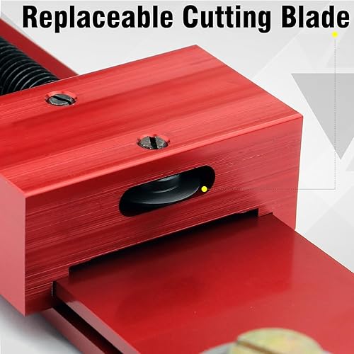 Miniatura 5 de Bentolin 66490 Cortador de filtro de aceite Herramienta de corte de aluminio en rojo Se adapta a filtros Rango de 1-34" a 5-34" de pulgada de