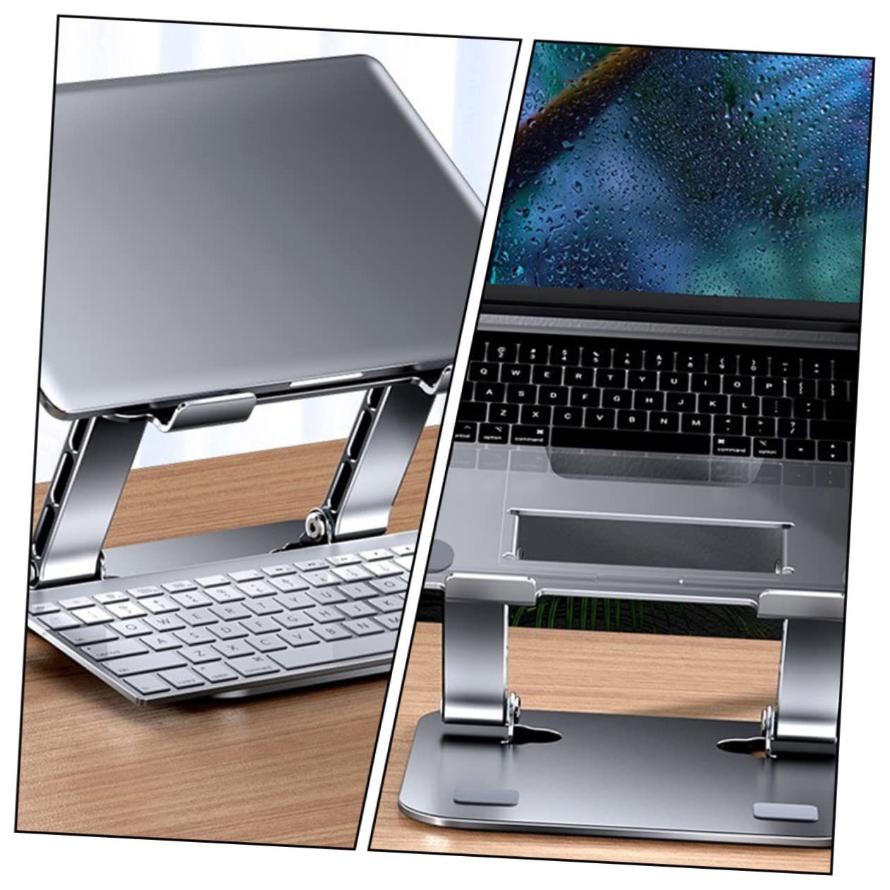 1Pezzi Laptop Ventilato e Ergonomico per Scrivania e Compatibile con Notebook