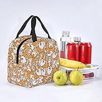 Vista 8 de Corgi - Lonchera aislada para perros, reutilizable, para adolescentes, niñas, mujeres, hombres, escuela, picnic, oficina, trabajo