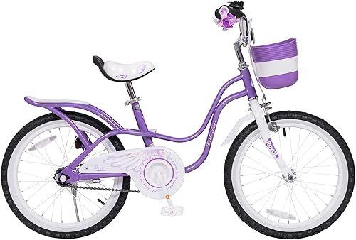 Miniatura 2 de Royalbaby Princess - Bicicleta para niñas de 12, 14, 16, 18, 20 pulgadas, con cesta para niños de 3 a 12 años