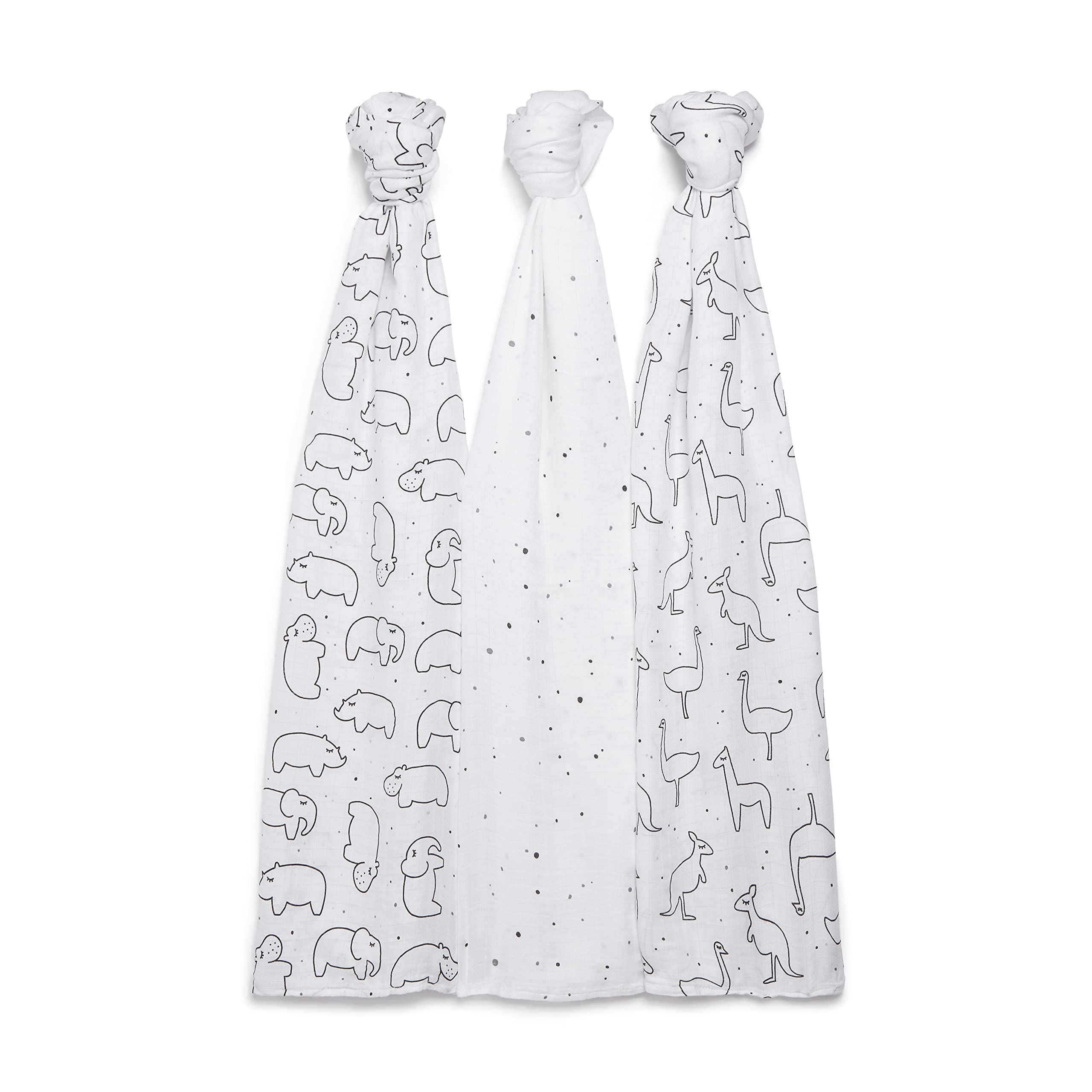Muselinas de bambú para bebés (Swaddles, Pecas)