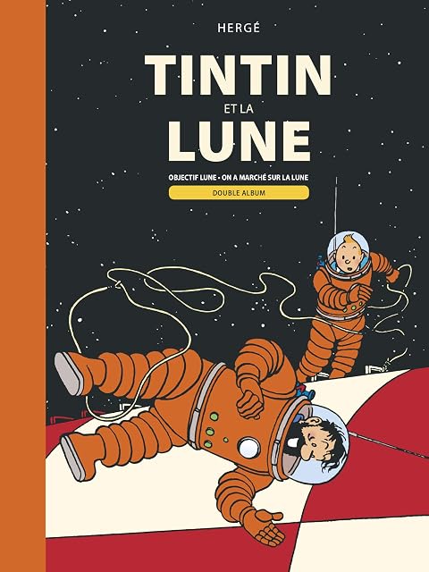 Portada de Tintin et la Lune