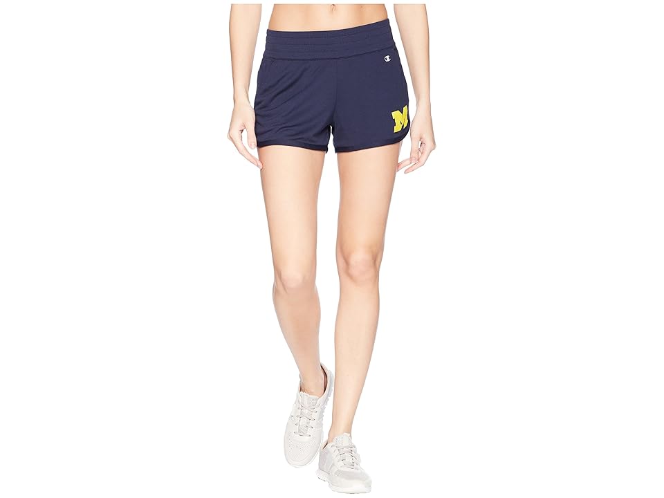 

Champion College Michigan Wolverines Endurance Shorts (Navy) Girl's Shorts