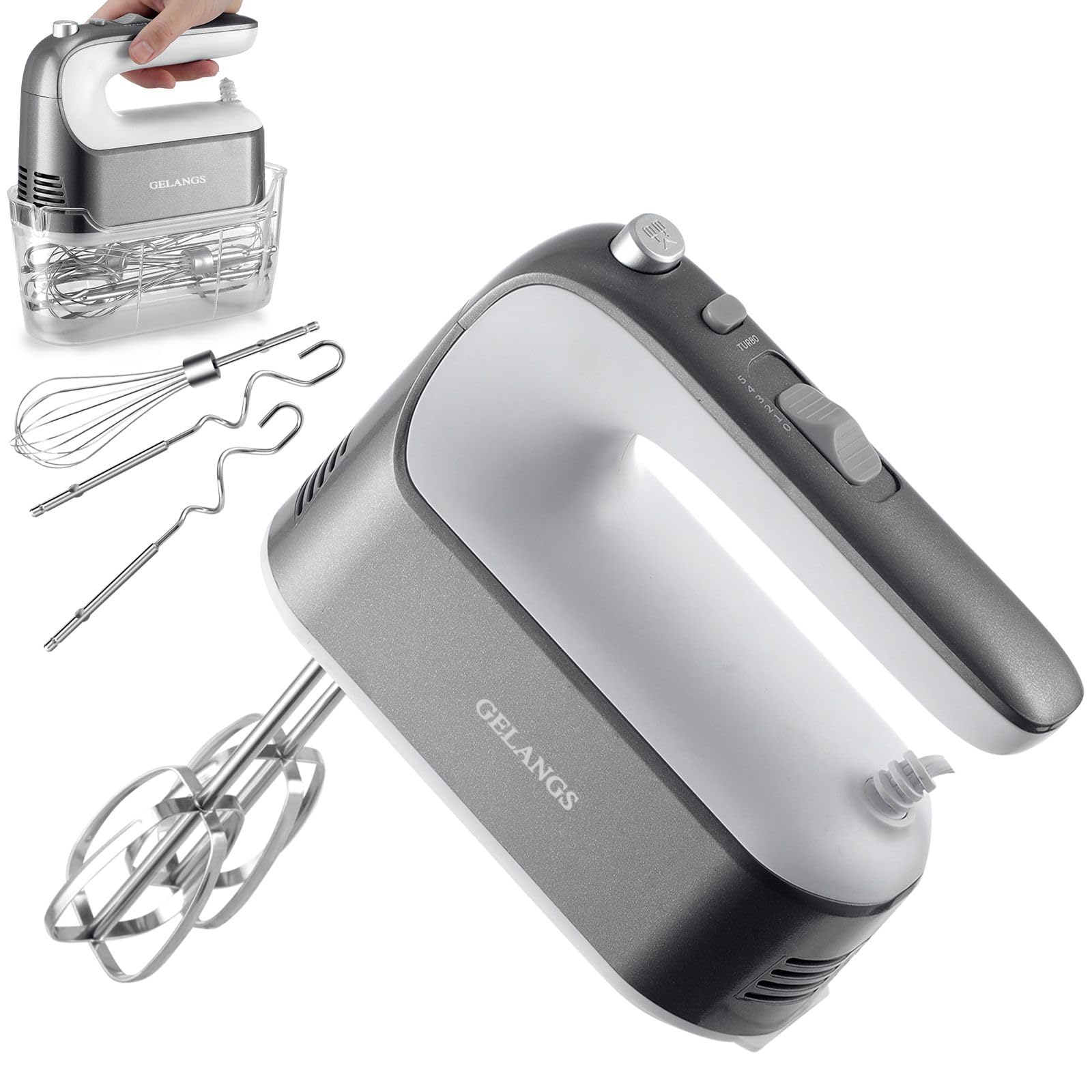 GELANGS 400W Hand Mixer