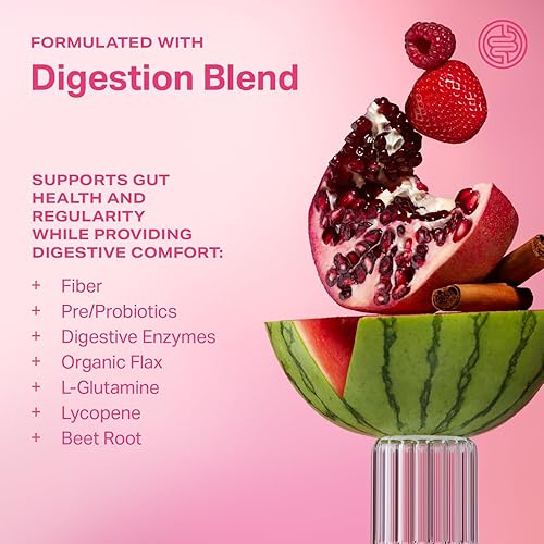 Miniatura 5 de Proper, The Pinks Digestión y Alivio de la Hinchazón. Mezcla de bebida con probióticos para la salud intestinal, prebióticos, raíz de remolacha y