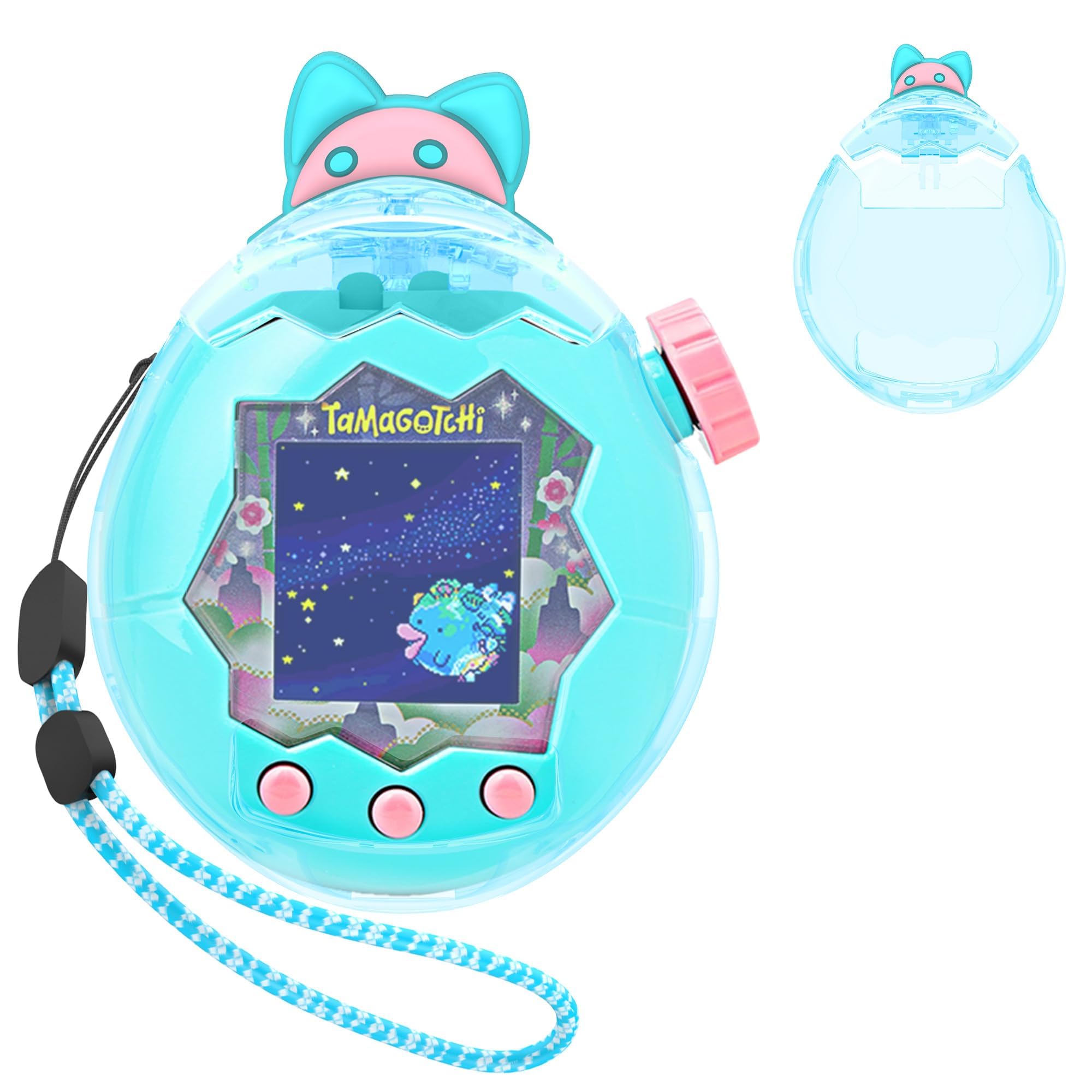 Amazon.co.jp: CONTEME Tamagotchi Paradise用クリアケースと交換用蓋