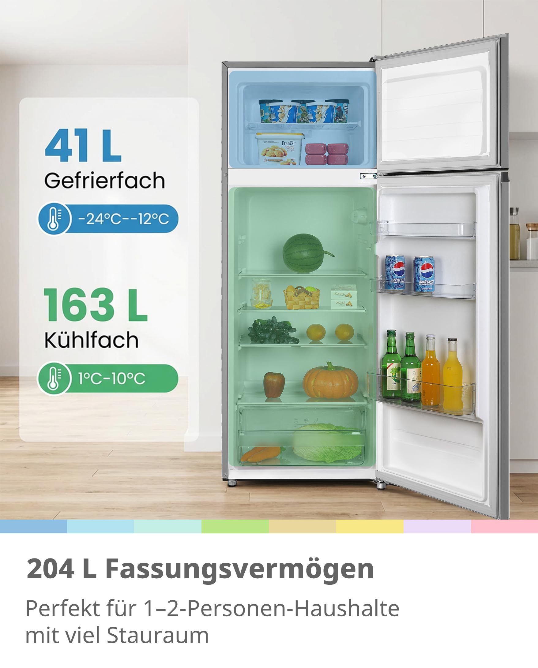 Comfee' Kühlschrank mit Gefrierfach – Bild 2