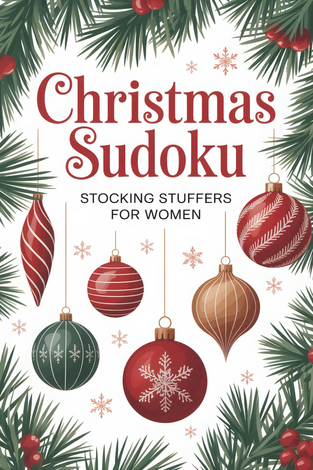 Stocking Stuffers for Women: A Holiday Sudoku Puzzle Gift for Adults and Seniors Seeking Relaxing Activities