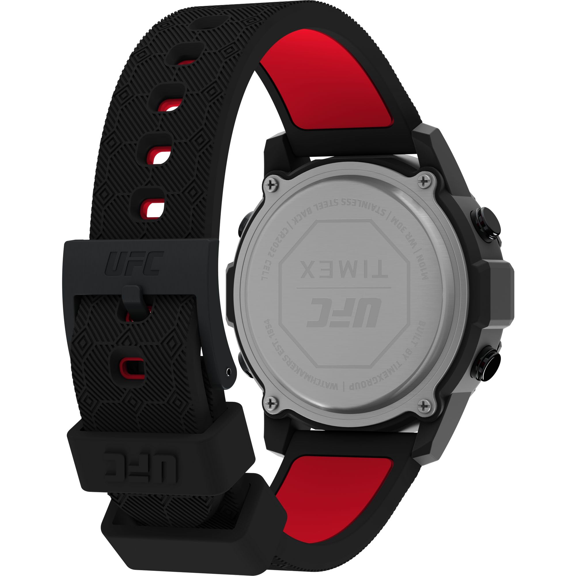 Timex Reloj Digital para Hombres de Cuarzo con Correa en Silicona TW2V98000VQ