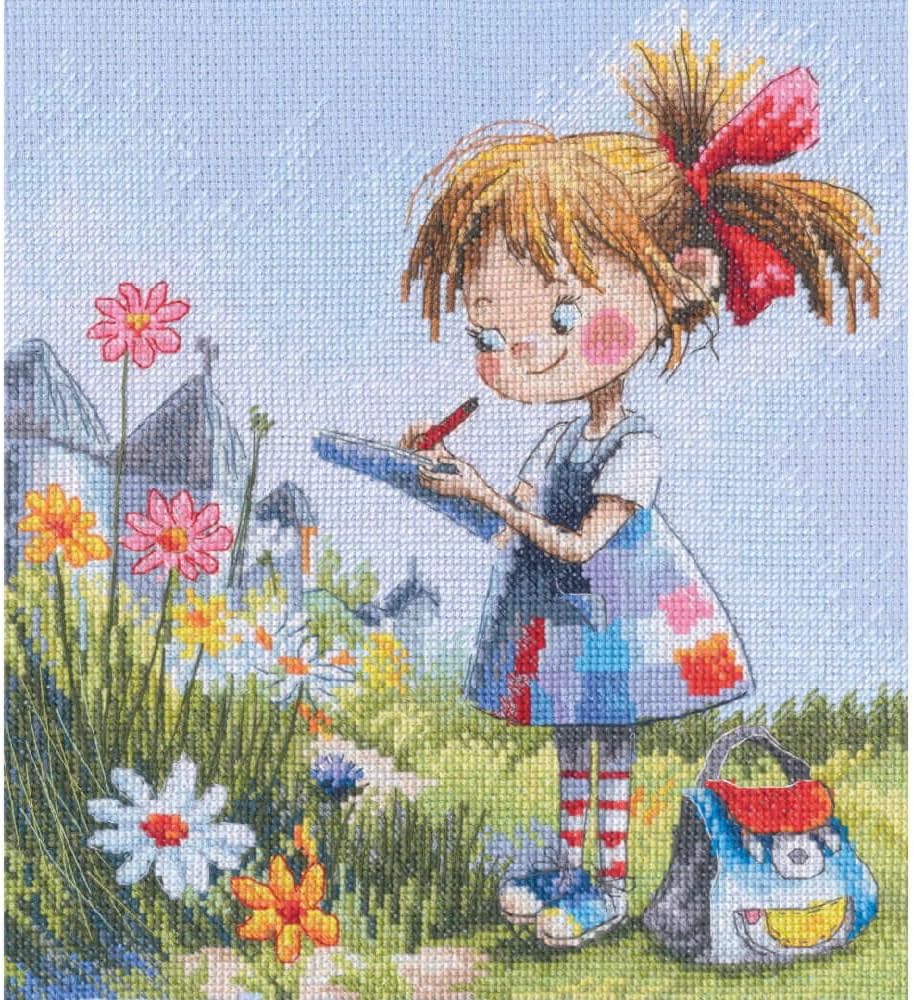 Cross-stitch kits "Roll Call of Flowers"
