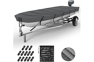 High-Performance 16ft Jon Boat Cover with Durable Solution-Dyed Fabric