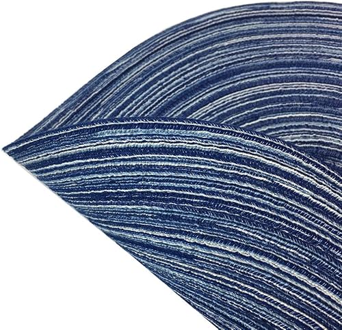 Miniatura 6 de Manteles individuales redondos para mesa de comedor (tela resistente al calor, antideslizantes, 14 pulgadas de diámetro)