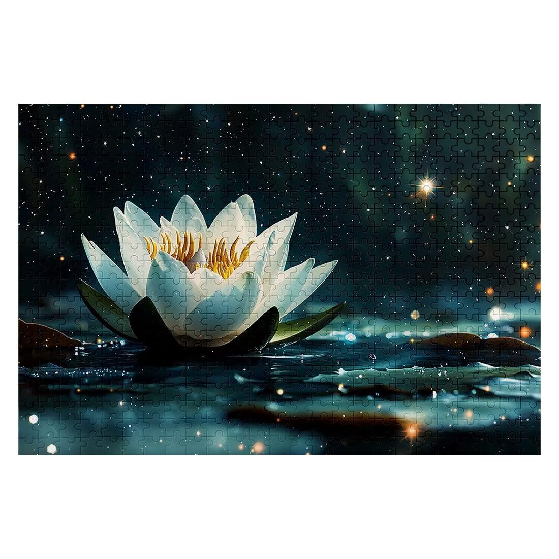 Puzzle 5000 sztuk Puzzle Lotos Fantasy Wymiary 156x105 cm Puzzle dla Dorosłych Kreatywna Rozrywka, Śmieszne Klasyczne Puzzle Zabawki Edukacyjne Oryginalne Prezenty Dla Kobiet J-84