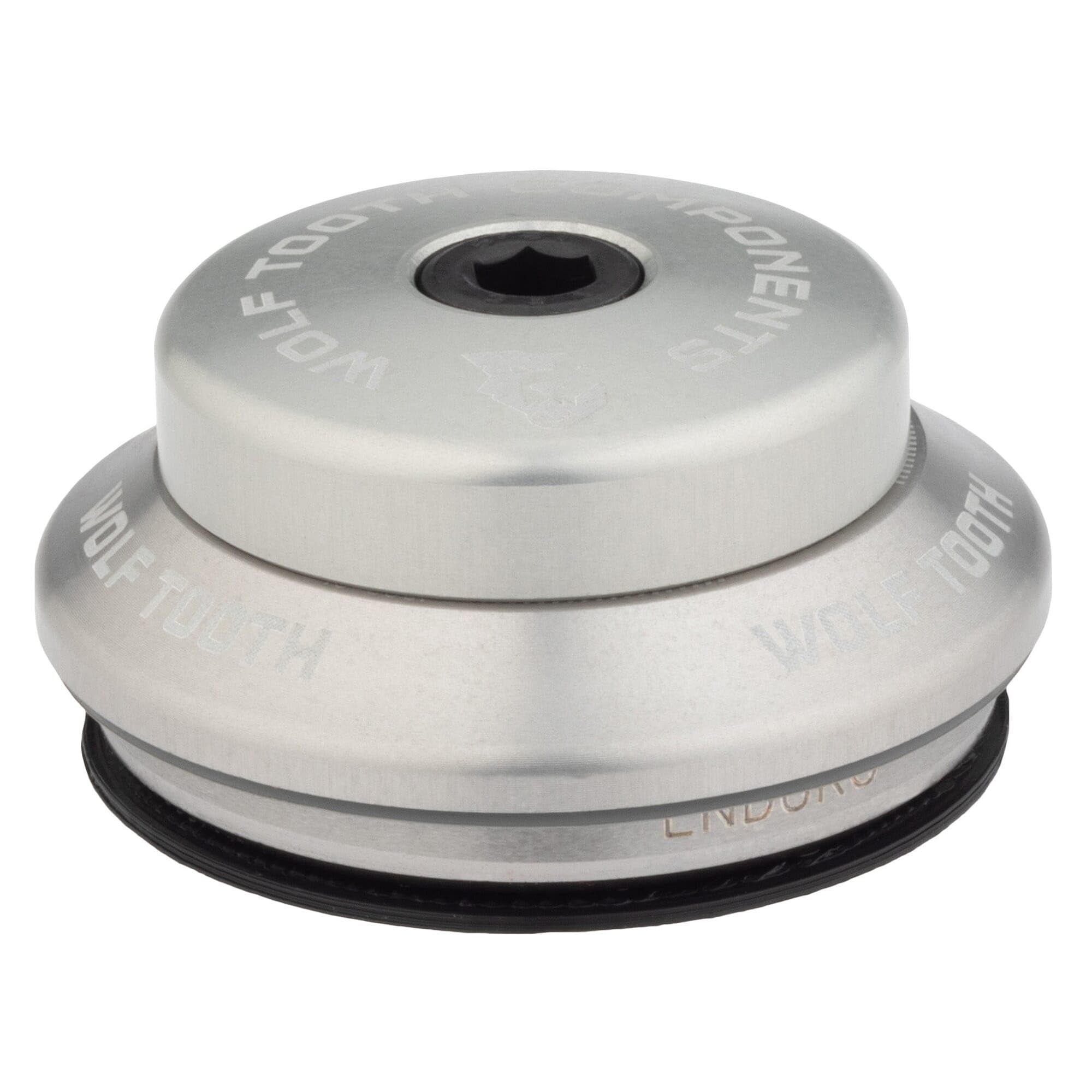 Wolf Tooth | Premium IS Headset IS41 5mm Stack Silver | Lightweight Aluminium Headset Stainless Steel Bearings Wide Colour Range
