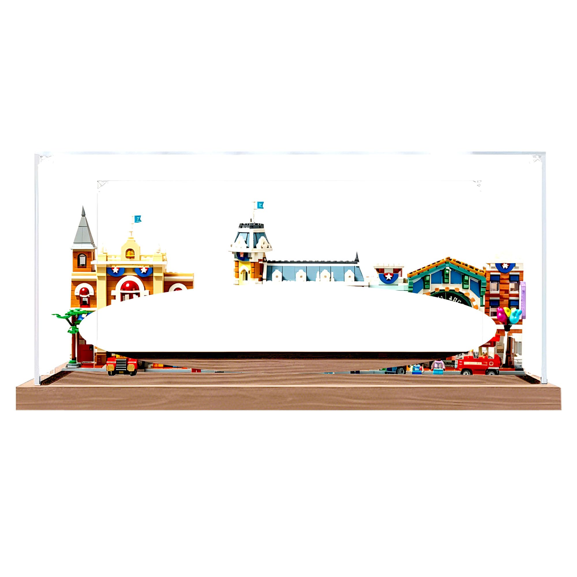 Clear Acrylic Showcase Box for Le-go 43302 Sets (Wood 3mm)