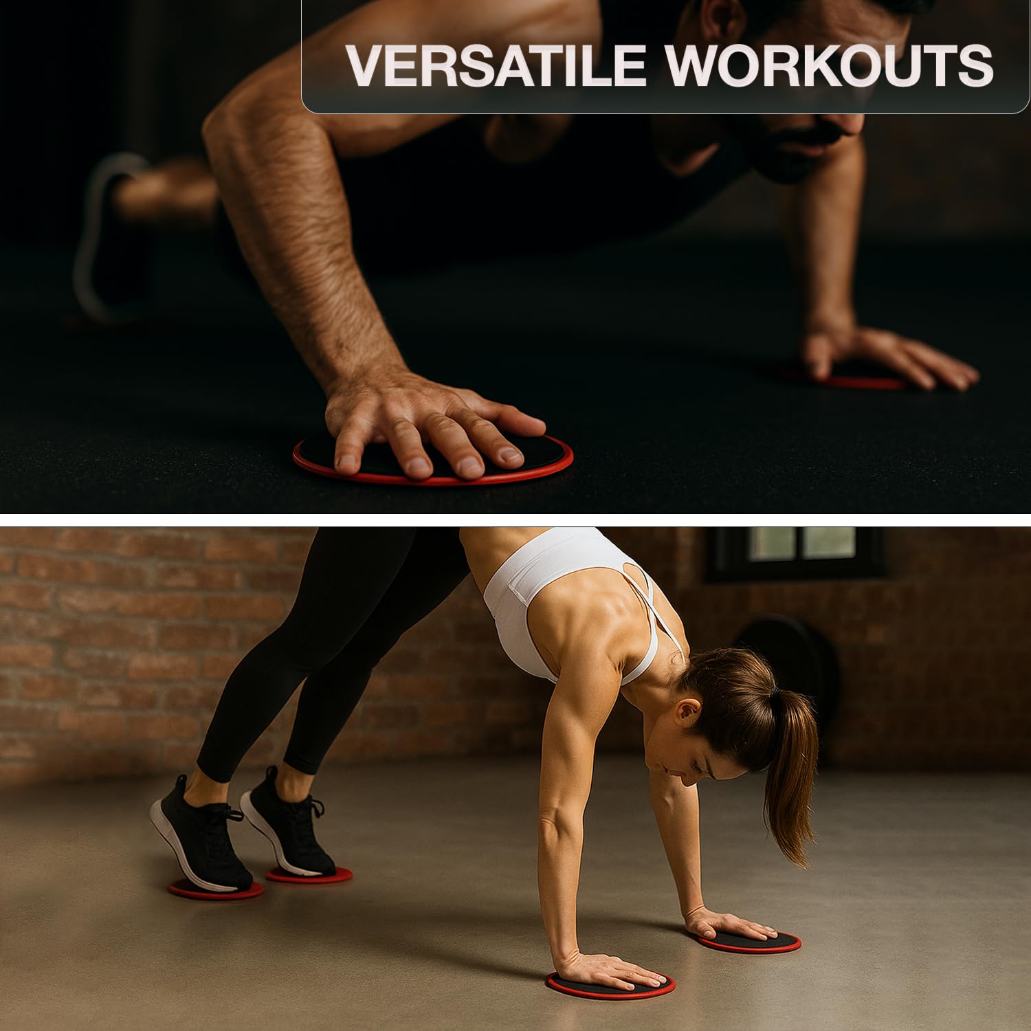 Xn8 Exercise Core Sliders Dual-Sided Gliding Discs for Abdominal & Full Body Workouts, Home Gym & Pilates - Image 6