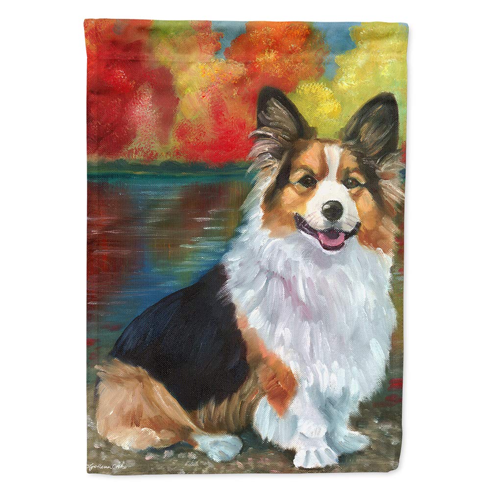 Drapeau Corgi by The Lake solution idéale pour colorer une clôture triste