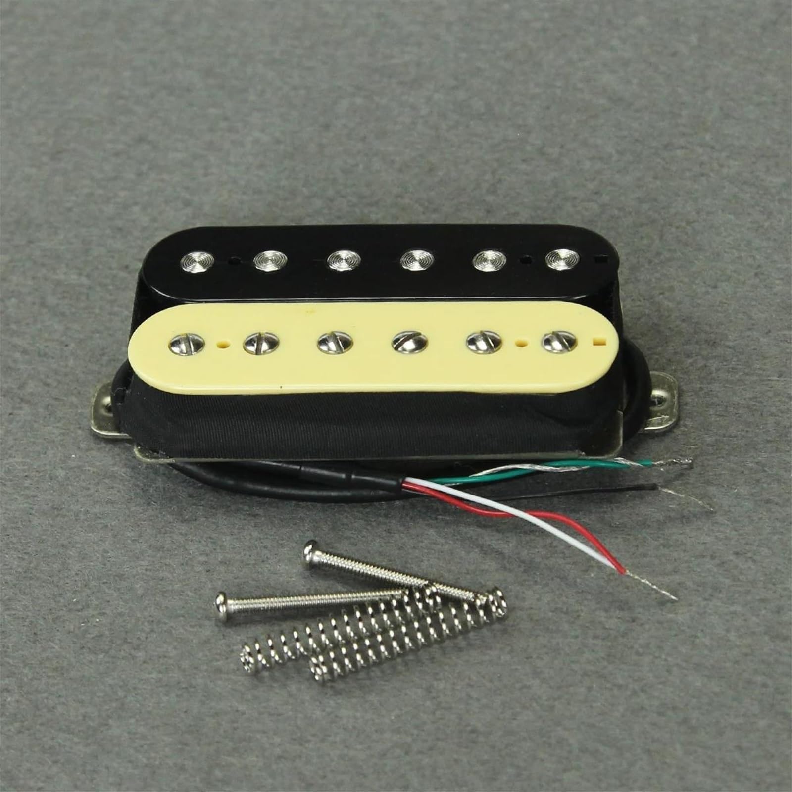 Professioneller E-Gitarren-Tonabnehmer 3PCS Alnico 5 Pickups Single Coil Elektrische Gitarre Humbucker Pickup Set 52/52/52mm Für SSH Gitarre 5k + 6k + 8k Zebra (Color : 2)