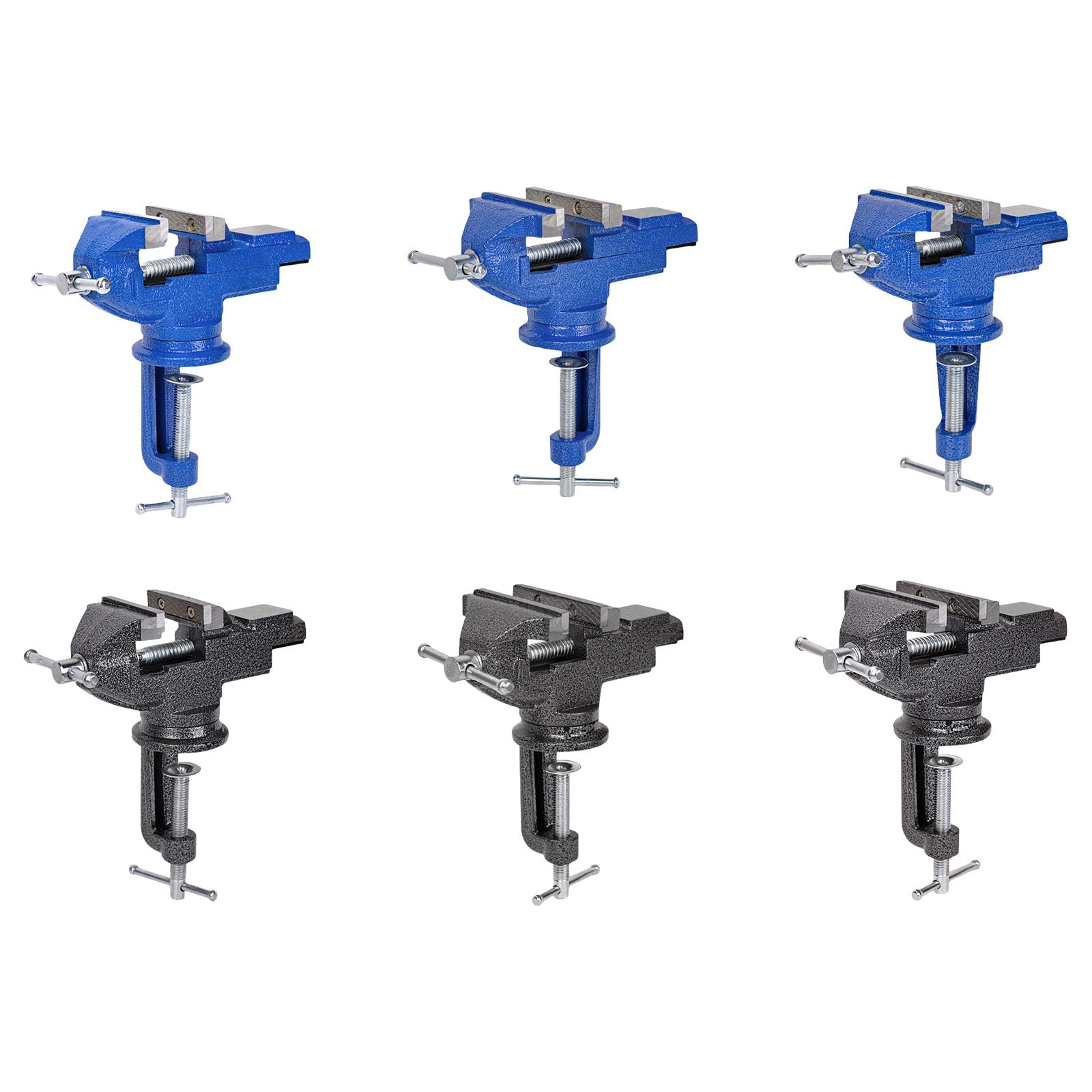 Bancs polyvalents Étau de serrage de table à double usage avec base rotative à 360 degrés pour établi de travail du bois Outil d ' étau de fabrication artisanale
