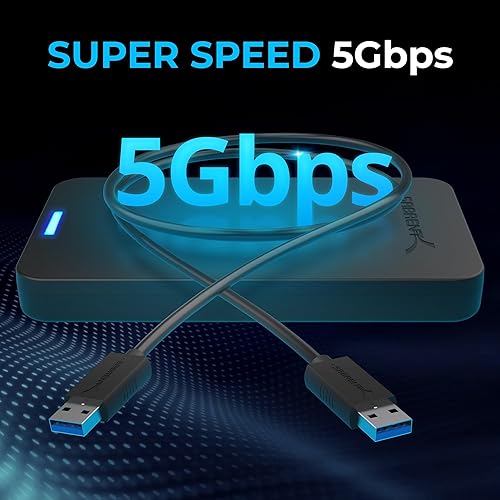 Miniatura 3 de Sabrent disco duro externo 25 pulgadas SATA conexión a USB 30 se instala sin herramientas Optimizado para SSD admite UASP SATA III negro EC-UASP
