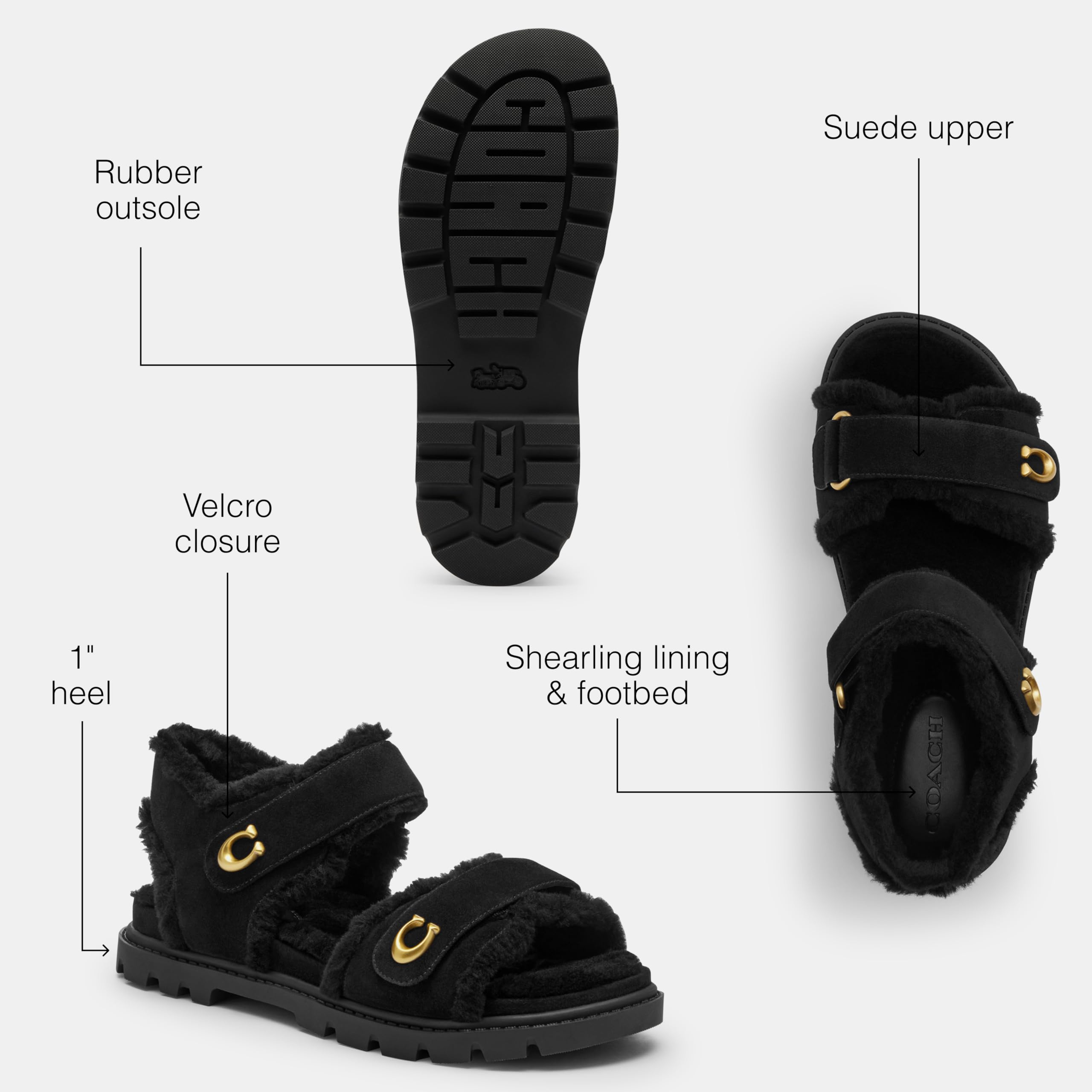 COACH Women's Brynn Sandals