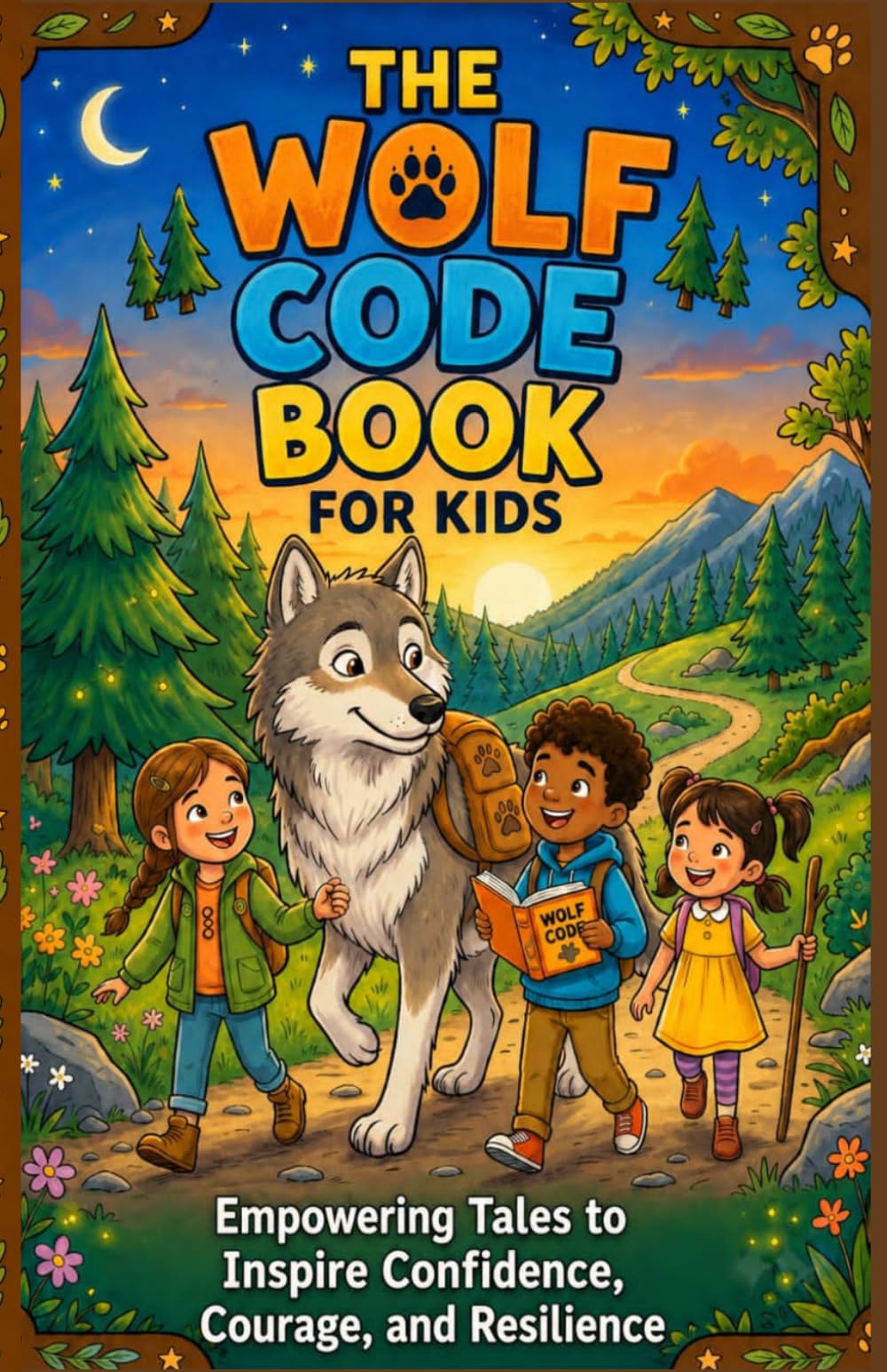 THE WOLF BOOK CODE For Kids: Empowering Tales to Inspire Confidence, Courage, and Resilience