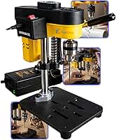 Mini Furadeira de Bancada Coluna 350W, Bivolt, para Madeira, Metal, Acrílico e Artesanato, com Precisão para Peças Delicadas 2800RPM, Premium, Entrega Rápida