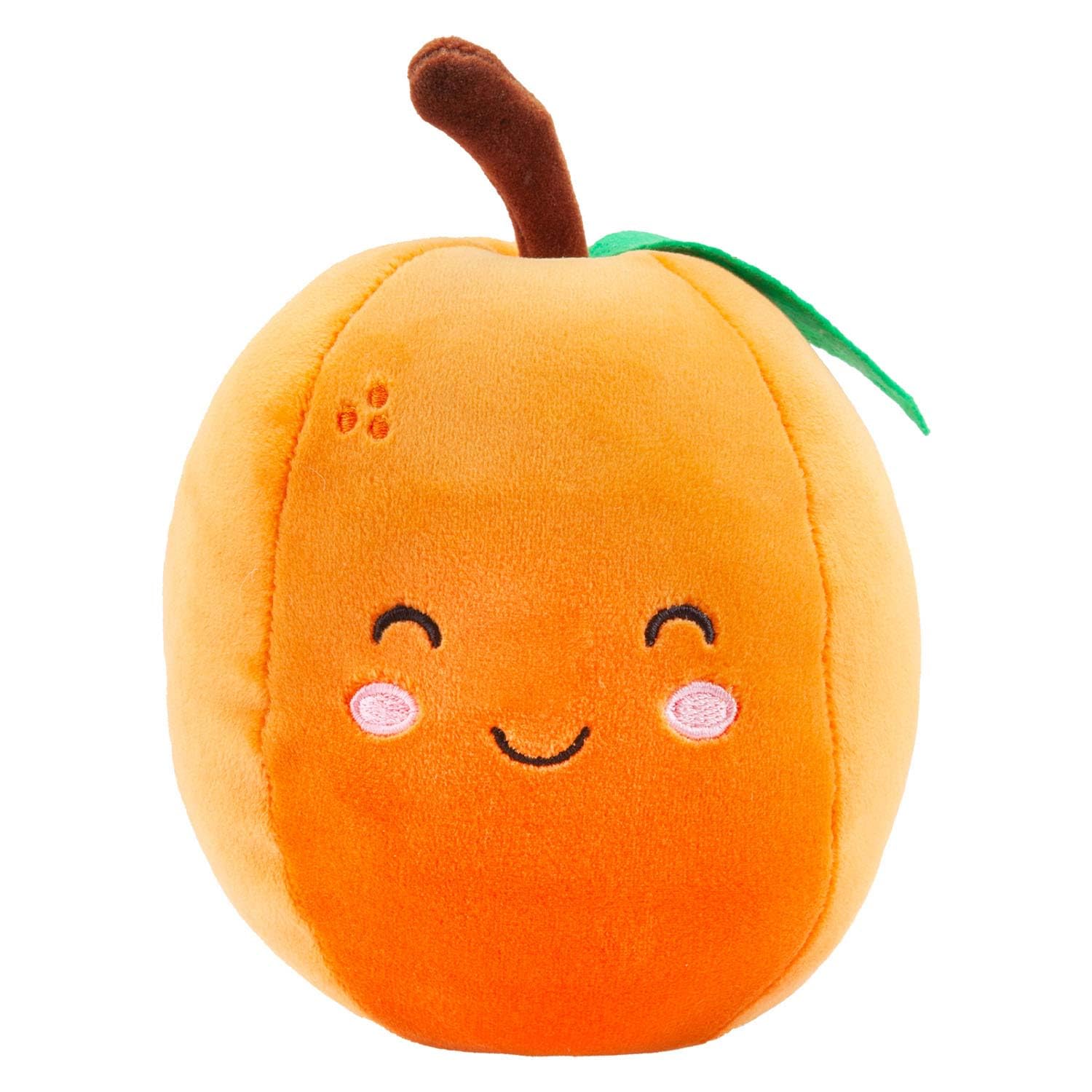 VFM - Orange Soft Toy Food Themed Cute Plush Cuddly Yummy Soft Fluffy Stuffed Toy Plush Toy Cute Stuffed Plushie, Gifts for Birthday, Valentine's Day Christmas - 16cm Orange