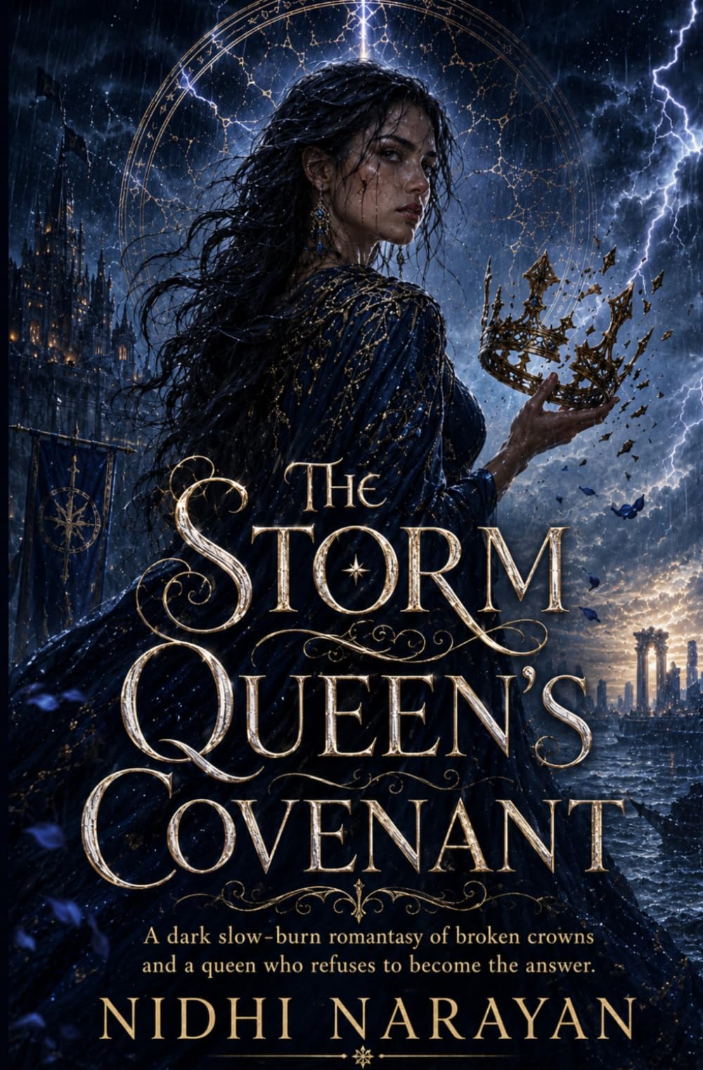 The Storm Queen’s Covenant: A dark slow-burn romantasy of broken crowns and a queen who refuses to become the answer (The Brides of Rain and Ruin Series)