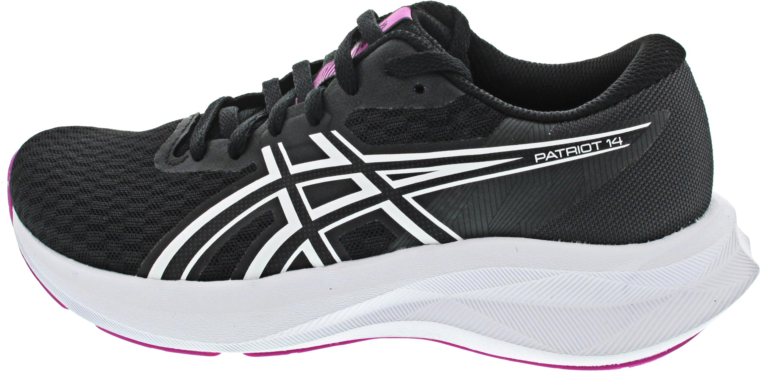 ASICS Womens Patriot 14 Sneaker, Black Digital Sakura, 5.5 UK