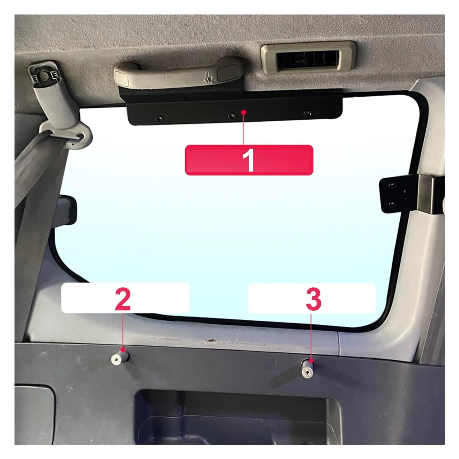 Cubierta Carga Maletero Trasero Estante Cortina Estante para Ventana Lateral Panel Almacenamiento Maletero Trasero para Toyota para Land para Cruiser para Prado LC90 LC95 1996-2002