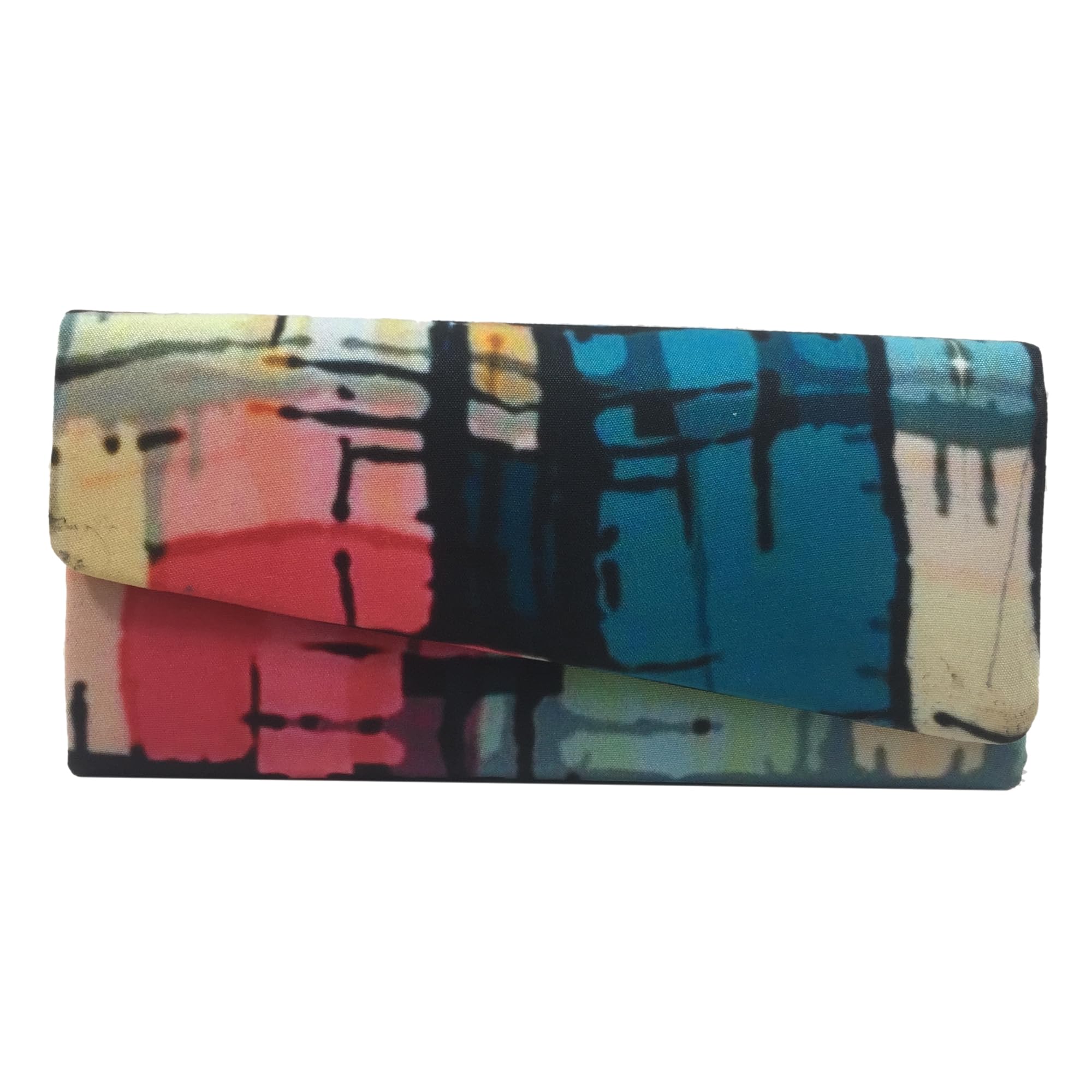 Printed Floral Sunglasses Case | Hard Protective Eyeglass Case with Soft Interior | Lightweight Travel Glasses Holder-image-16