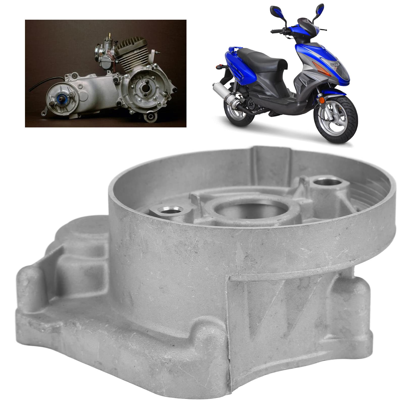 GY6 50 60 80CC Osłona mechanizmu rozrządu silnika Trwałe akcesoria do skuterów ze stopu stali