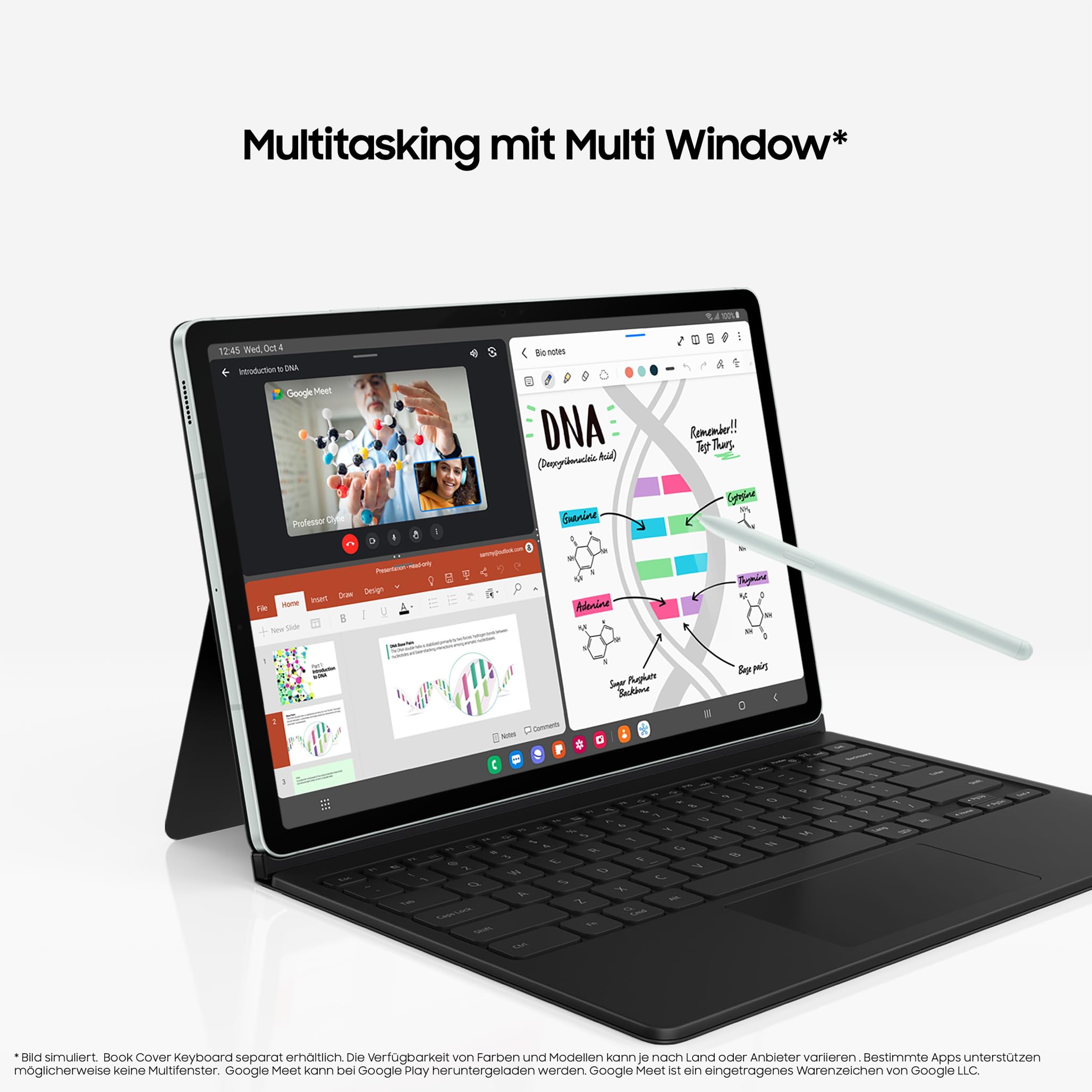 Samsung Galaxy Tab S9 FE Android-Tablet, 27,7 cm / 10,9 Zoll 