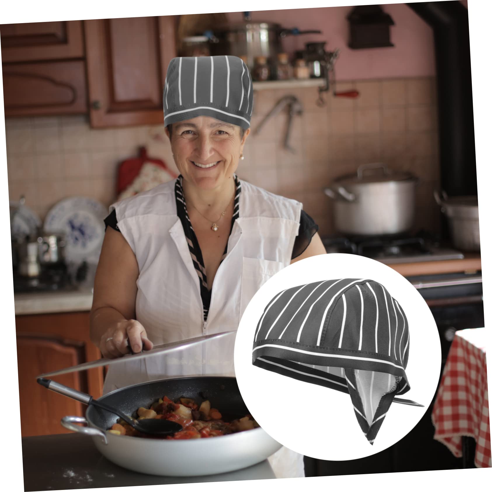 YARNOW 8pezzi Cappelli Da Chef Regolabili Per Ristoranti e Catering Per Bar e Cucine Professionali
