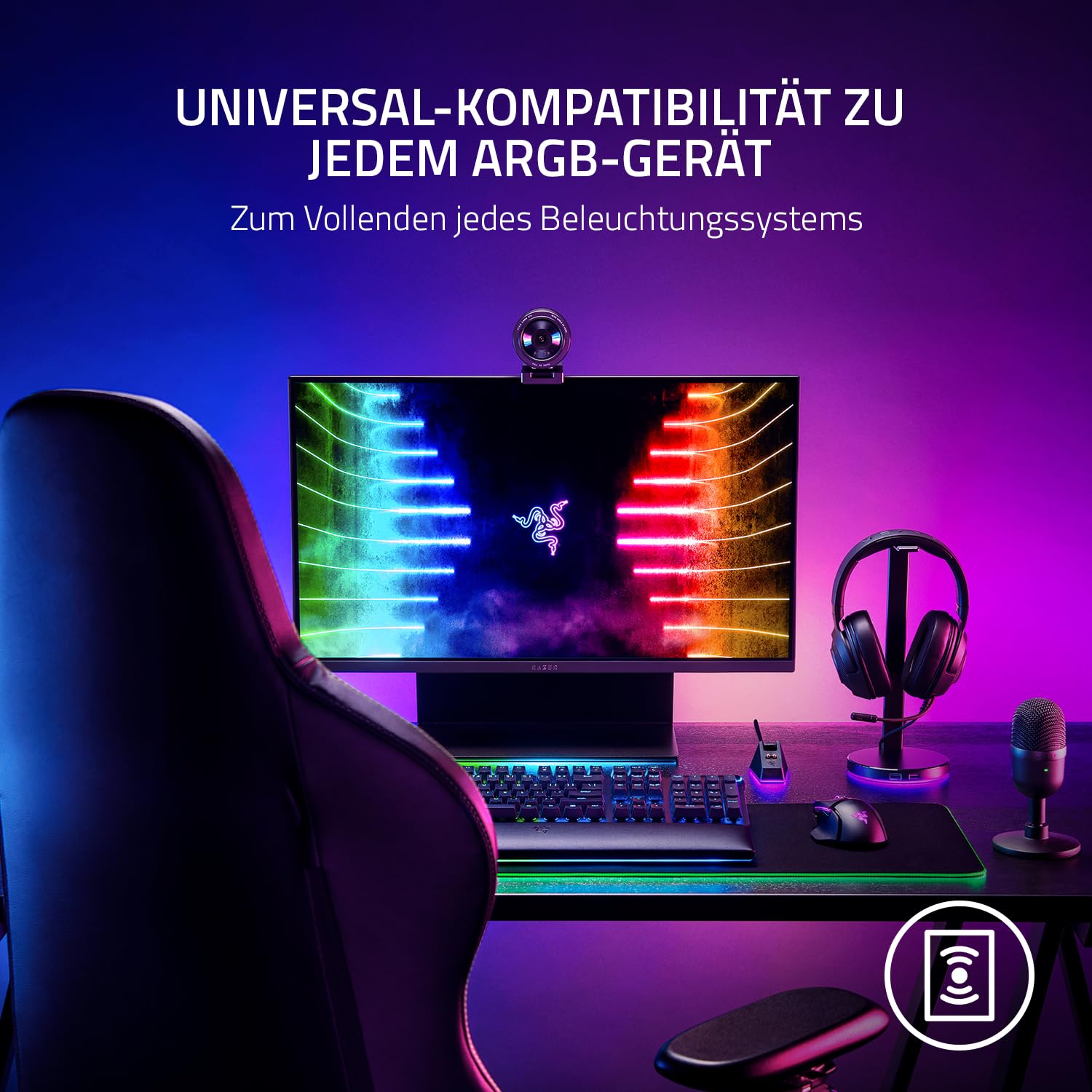 Razer Chroma Light Strip Erweiterungsset - Adressierbare RGB-Leuchtstreifen für eine noch individuellere Beleuchtung (1x 100cm + 2x 50cm lange LED-Beleuchtungsstreifen)