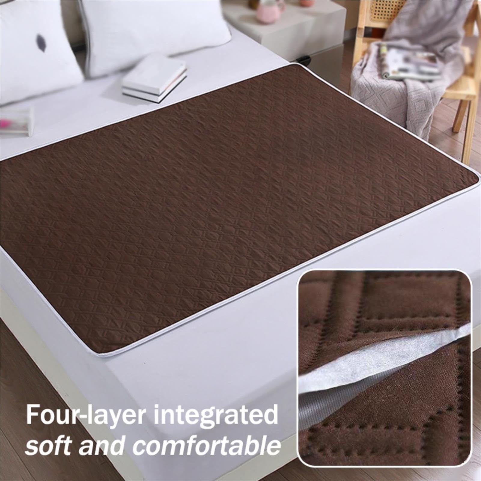 Protector De Cama Lavable | Empapadores Absorbentes Color Sólido