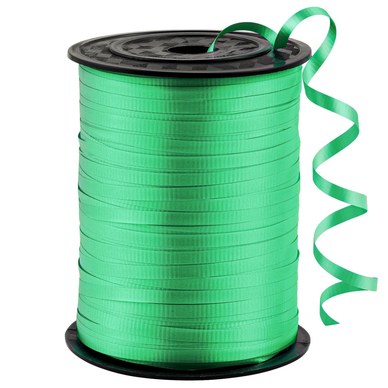 sxvblly 500 Yards Green Crimped Curling Ribbon Balloon String Ribbon for Gift Wrapping Birthday Party Florist Supplies Festive Crafts Wedding Decorations