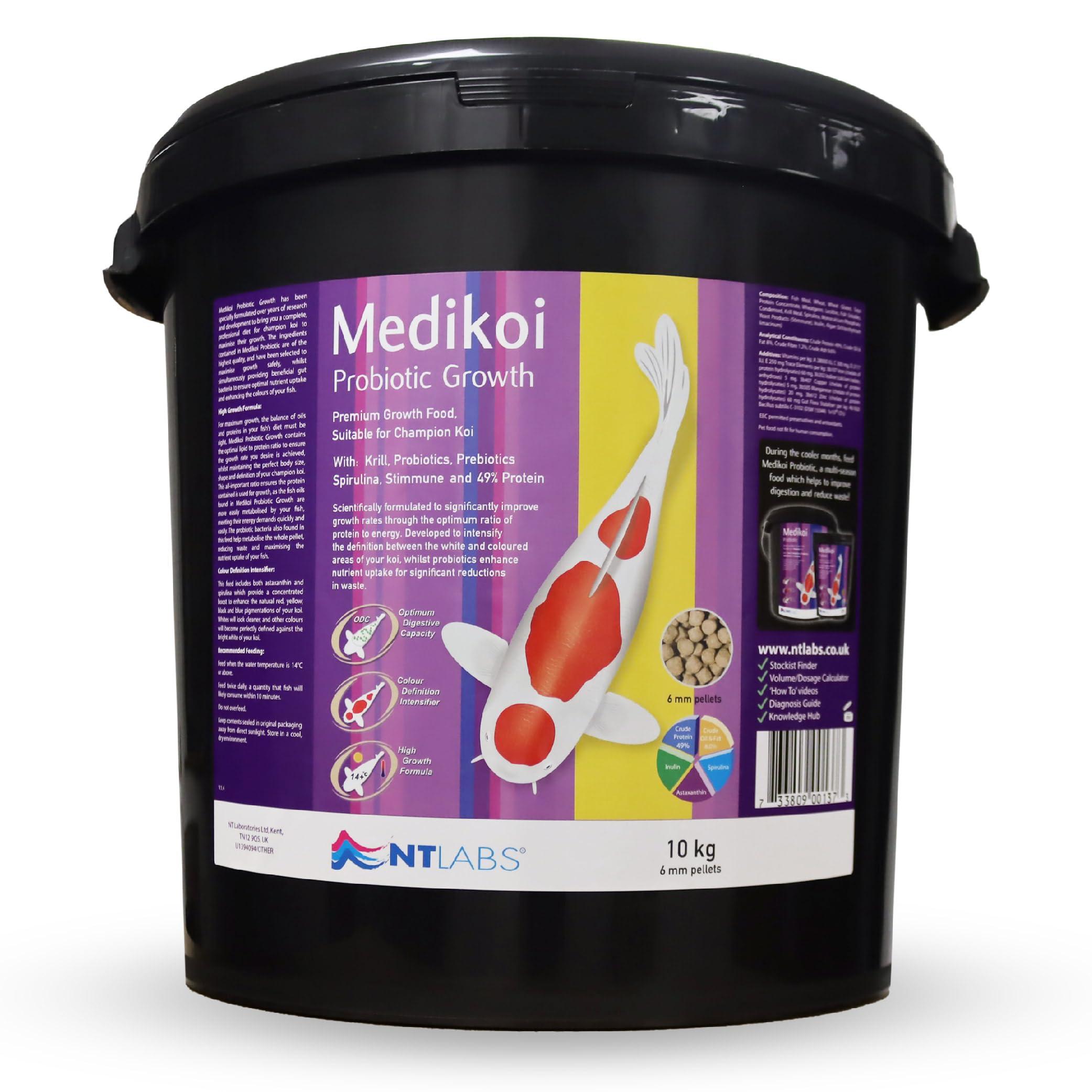 NT Labs Medikoi Probiotic Growth 10kg 6mm Pellet