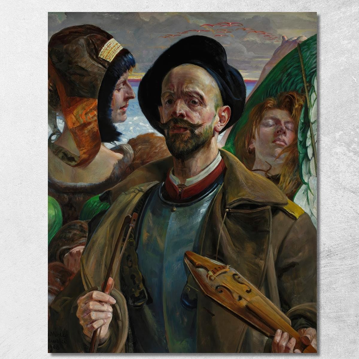 Toile Jacek Malczewski Fine Art tableau 125x100cm pour vibrer au quotidien