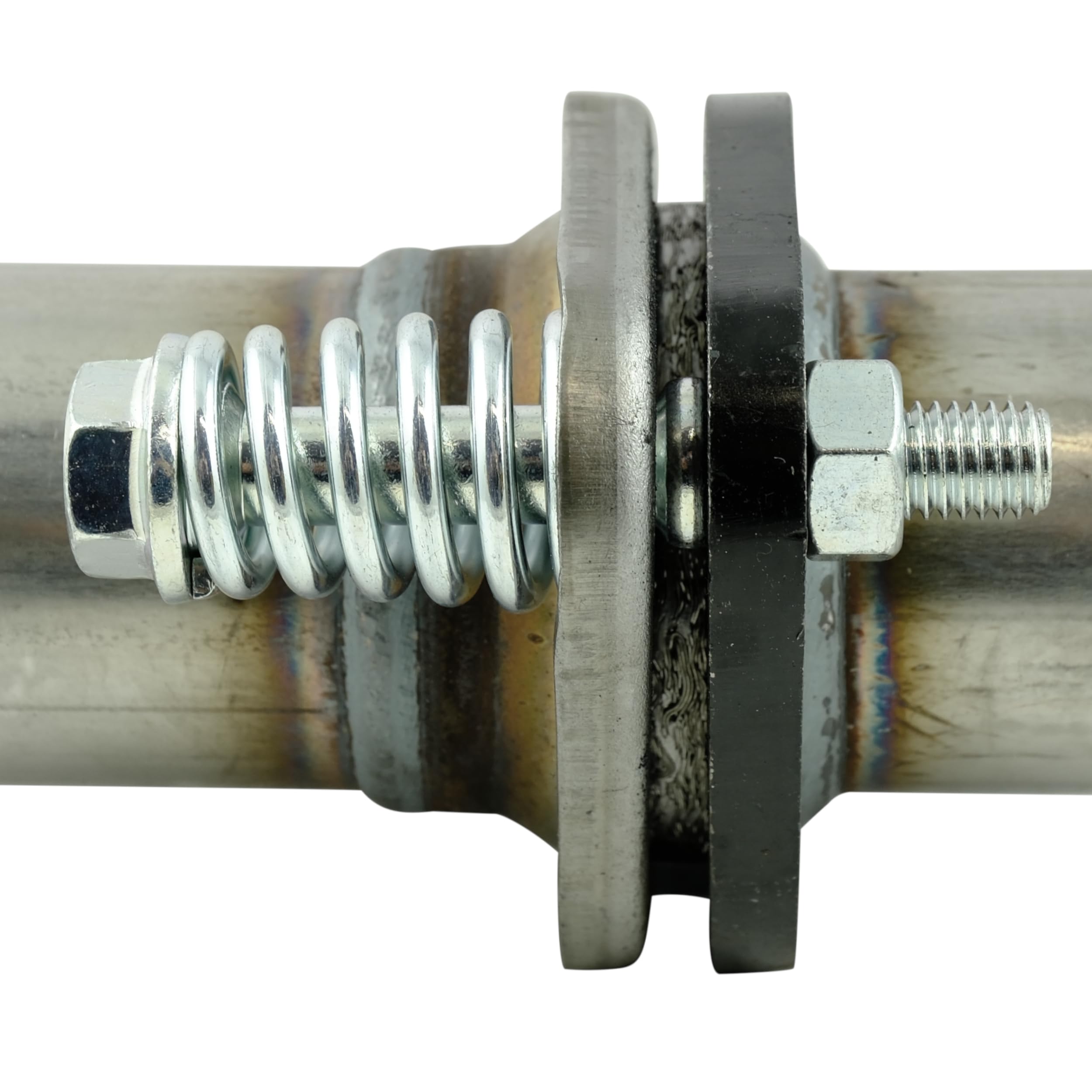 Auspuff Reparatursatz Flanschset Rohrverbinder Kompensator - Mit Schellen 55mm