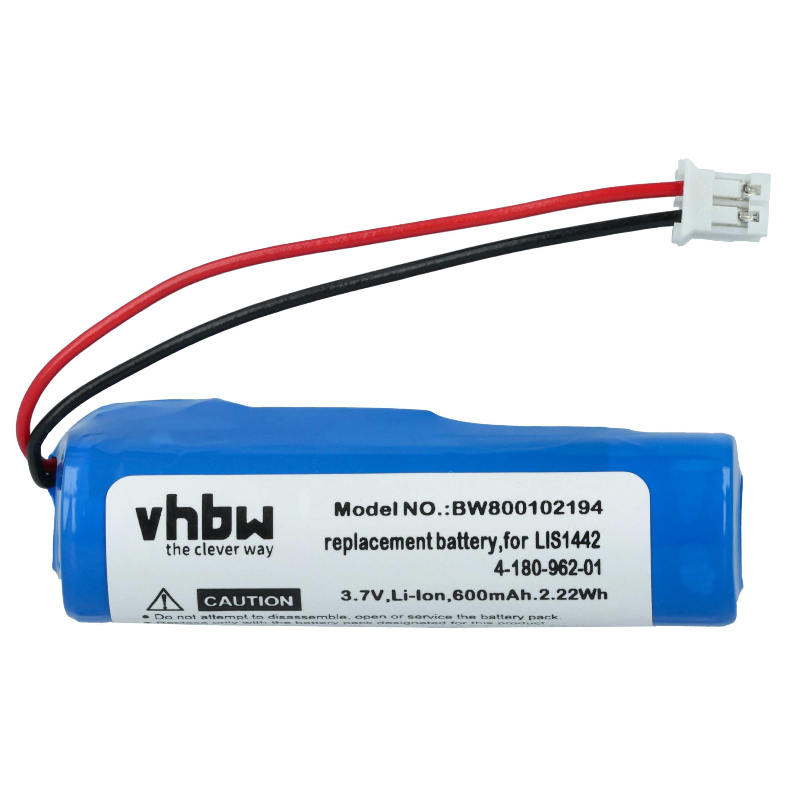 vhbw Bateria kompatybilna z Sony PlayStation PS3 i PS4 Move Navigation Controller CECH-ZCS1E - zamiennik do LIS1442, 4-180-962-01 - (Li-Ion, 600 mAh, 3,7 V)